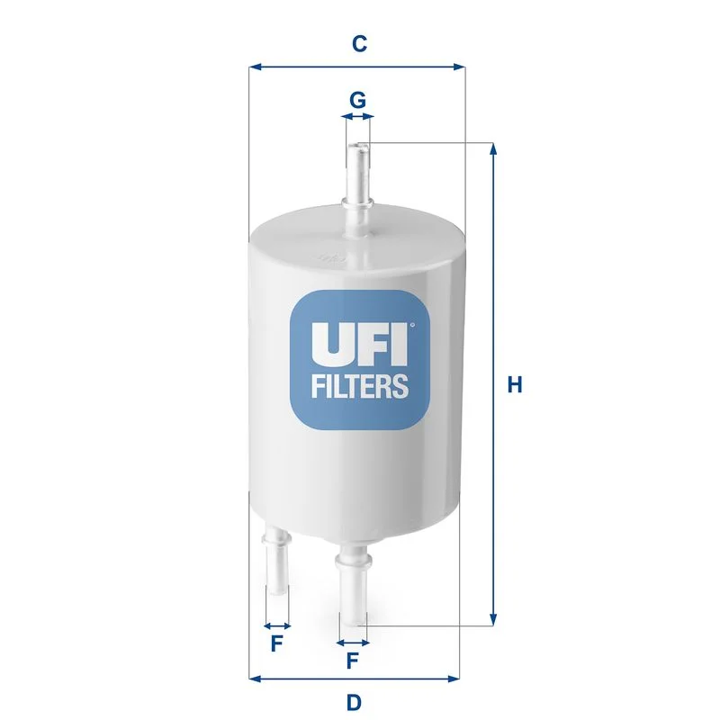 Kuro filtras UFI 31.854.00