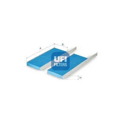 Filtras, salono oras UFI 34.287.00