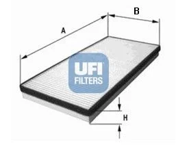 Filtras, salono oras UFI 53.054.00