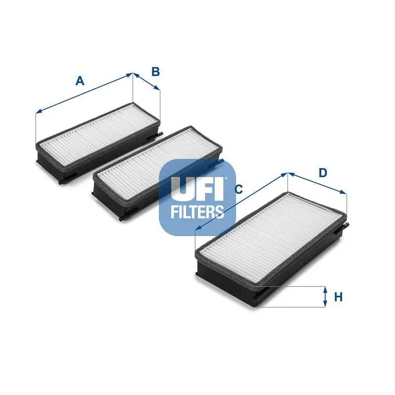 Filtras, salono oras UFI 53.070.00