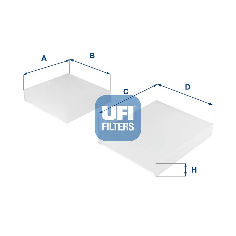 Filtras, salono oras UFI 53.143.00
