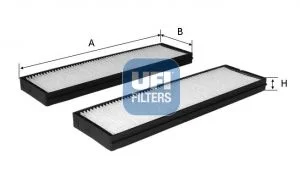 Filtras, salono oras UFI 53.163.00