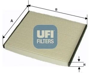 Filtras, salono oras UFI 53.184.00