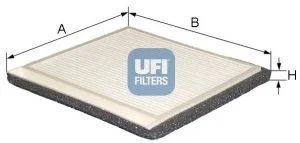 Filtras, salono oras UFI 53.188.00