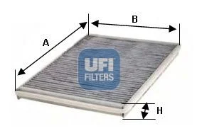 Filtras, salono oras UFI 54.116.00