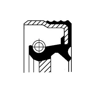 Shaft Seal, crankshaft CORTECO 01016759B