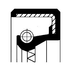 Shaft Seal, manual transmission CORTECO 12010744B
