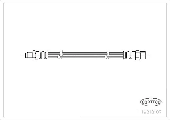 Brake Hose CORTECO 19018107