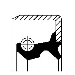 Shaft Seal, differential CORTECO 19026747B