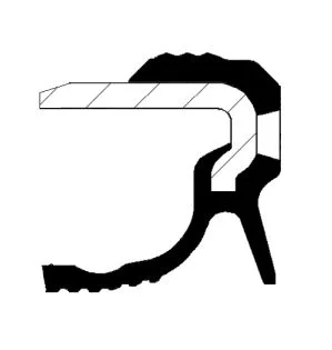 Shaft Seal, crankshaft CORTECO 19036715B