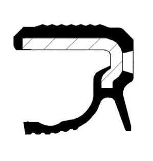 Shaft Seal, crankshaft CORTECO 19037072B