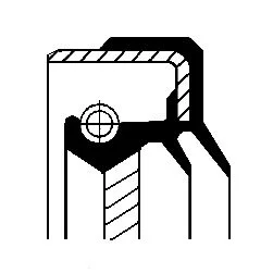 Shaft Seal, differential corteco 49394392