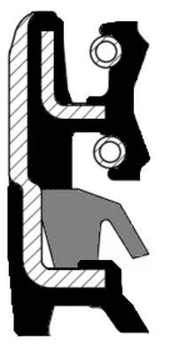 Shaft Seal, differential CORTECO 49403264