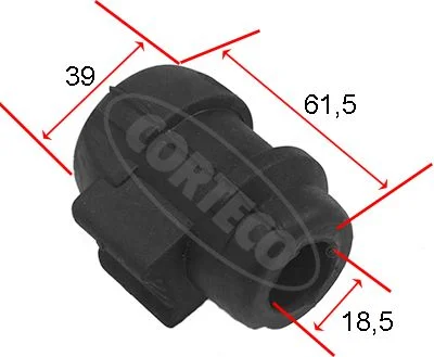 Upevnenie, tyč stabilizátora CORTECO 80001465