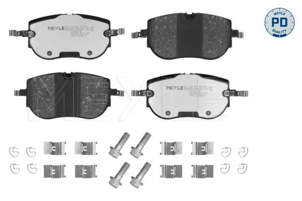 Brake Pad Set, disc brake MEYLE 025 264 1616/PD