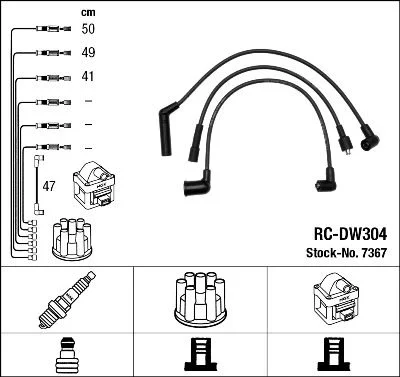 Ignition Cable Kit  7367