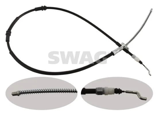 Ťažné lanko, parkovacia brzda SWAG 30 93 6711