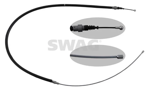 Ťažné lanko, parkovacia brzda SWAG 30 94 9624