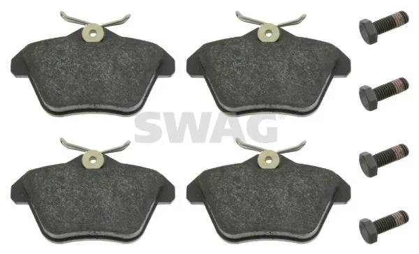 Sada brzdových platničiek, kotúčová brzda SWAG 74 91 6245