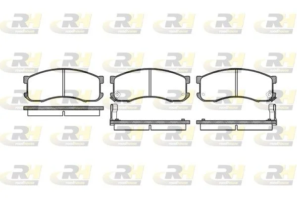 Brake Pad Set, disc brake roadhouse 2313.02