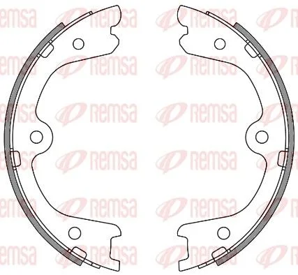 Brake Shoe, parking brake REMSA 4264.00