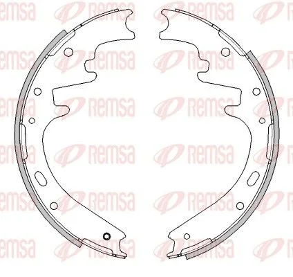 Brake Shoe REMSA 4533.00
