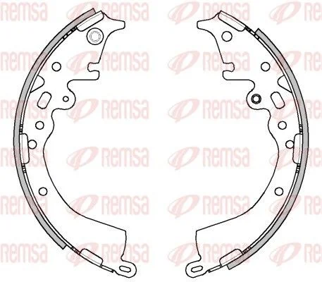 Brake Shoe REMSA 4538.00