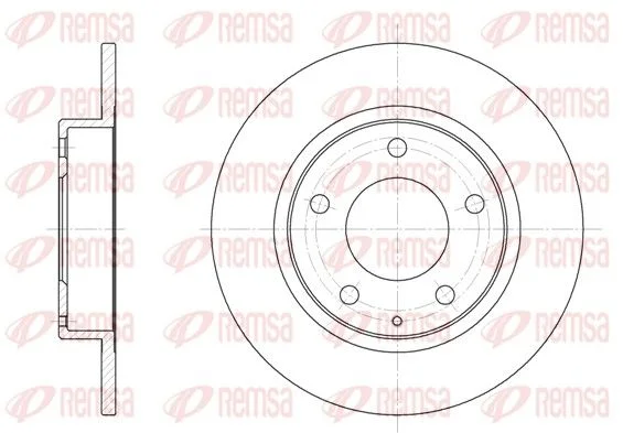 Brake Disc REMSA 6206.00