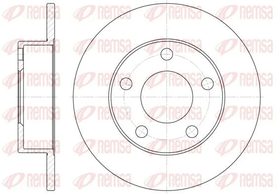Brake Disc REMSA 6513.00