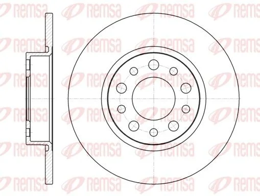 Brake Disc REMSA 6967.00