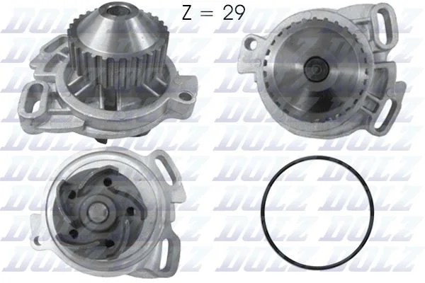 Water Pump, engine cooling DOLZ A158
