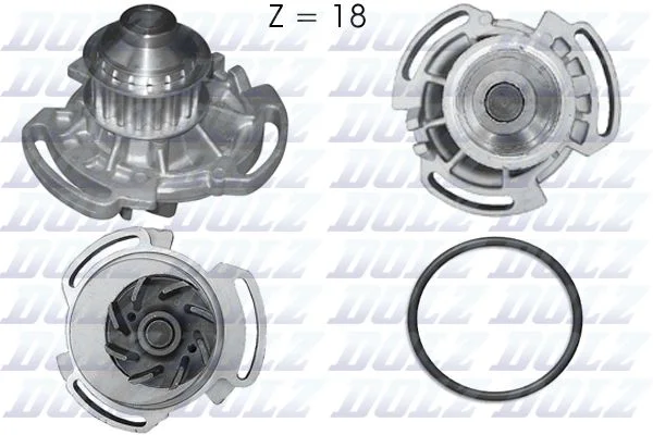 Water Pump, engine cooling DOLZ A170
