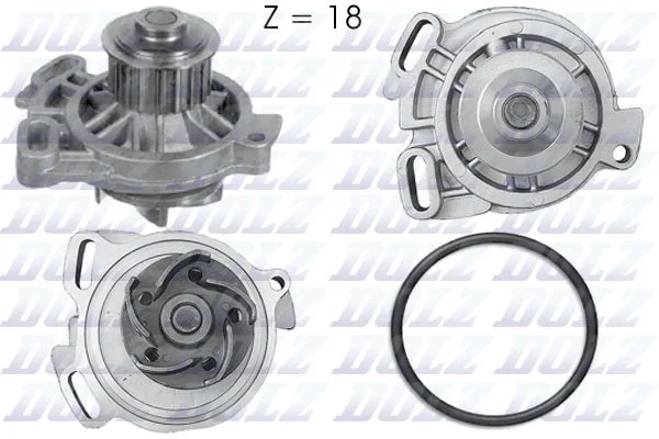 Vandens siurblys, variklio aušinimas DOLZ A176