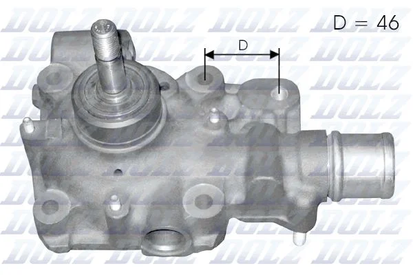 Water Pump, engine cooling DOLZ B120