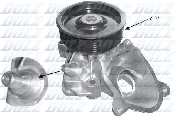 Water Pump, engine cooling DOLZ B236