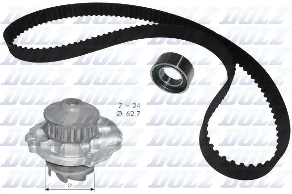 Water Pump & Timing Belt Kit DOLZ KD022