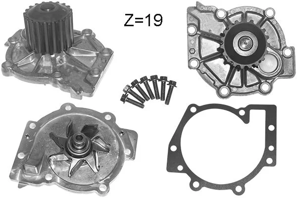 Vodné čerpadlo, chladenie motora DOLZ V211