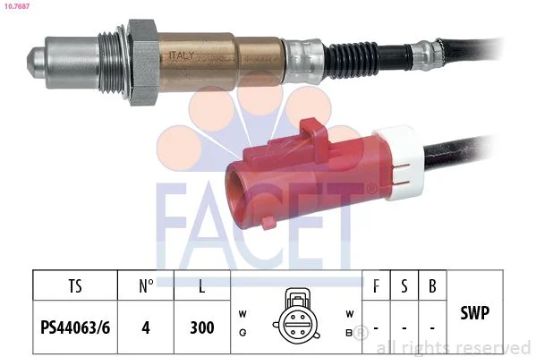 Oxygen Sensor facet 10.7687