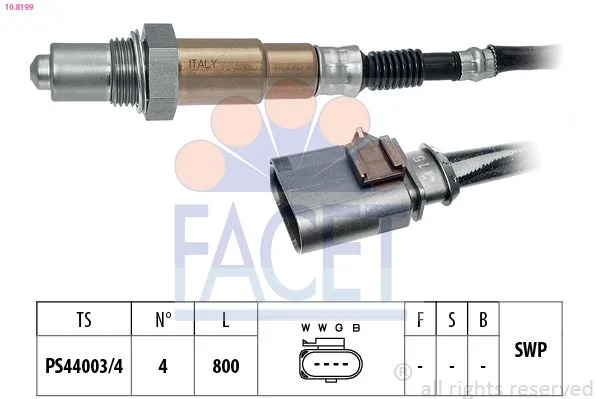 Oxygen Sensor facet 10.8199