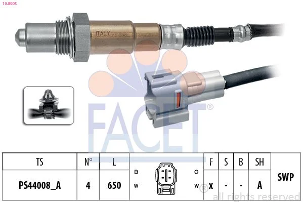 Lambda jutiklis facet 10.8505