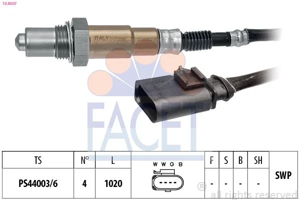 Lambda jutiklis FACET 10.8507