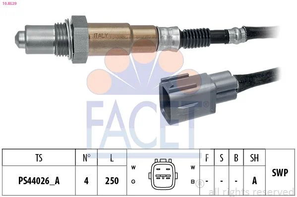 Lambda jutiklis facet 10.8529