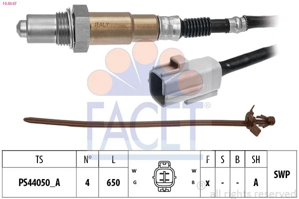 Lambda jutiklis facet 10.8547