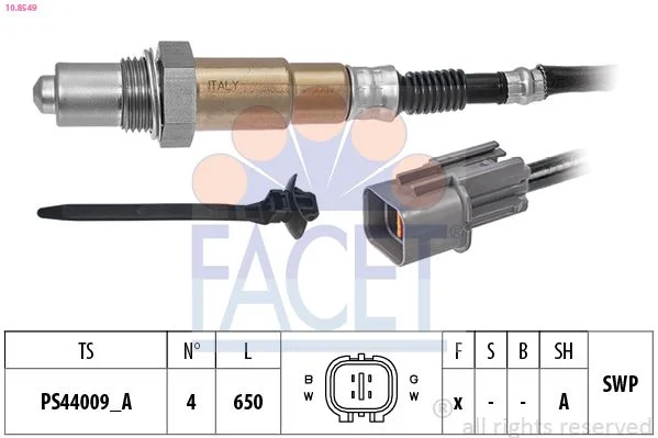 Lambda jutiklis facet 10.8549