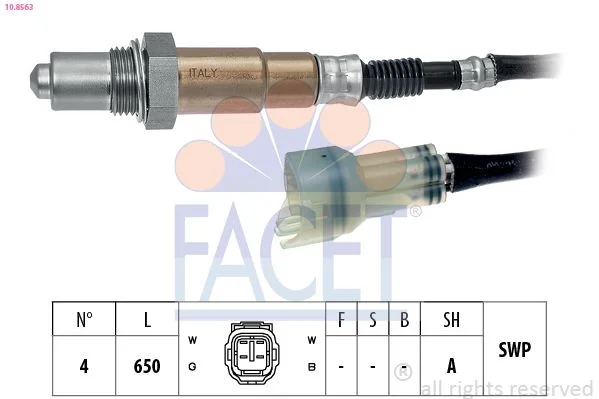 Lambda jutiklis facet 10.8563