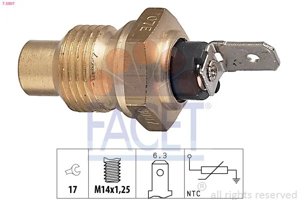 Sensor, coolant temperature facet 7.3007