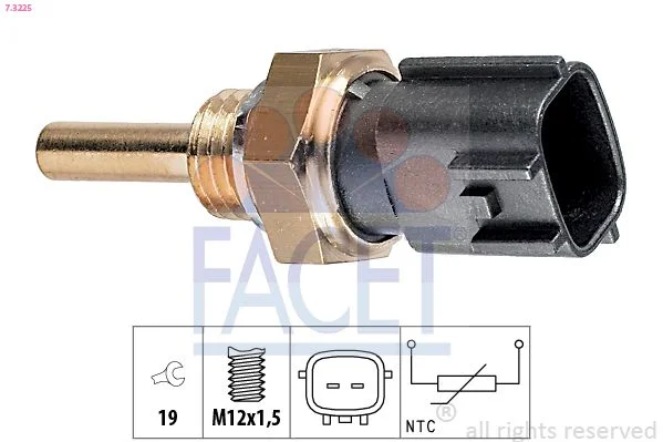 Sensor, oil temperature facet 7.3225