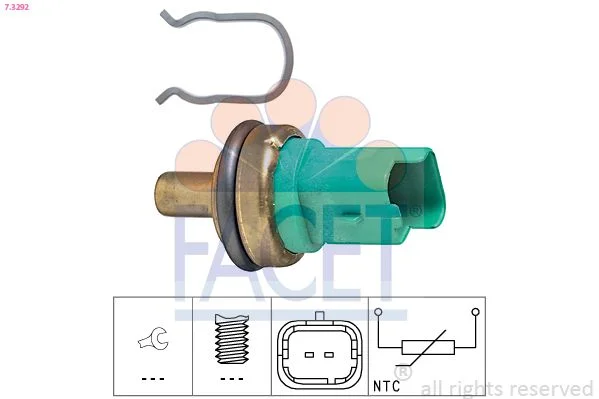 Sensor, coolant temperature facet 7.3292