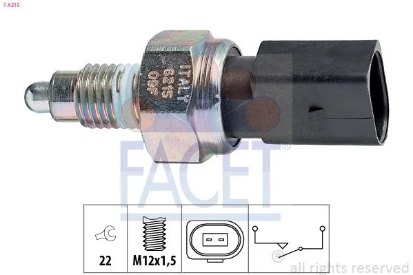 Switch, reverse light facet 7.6215