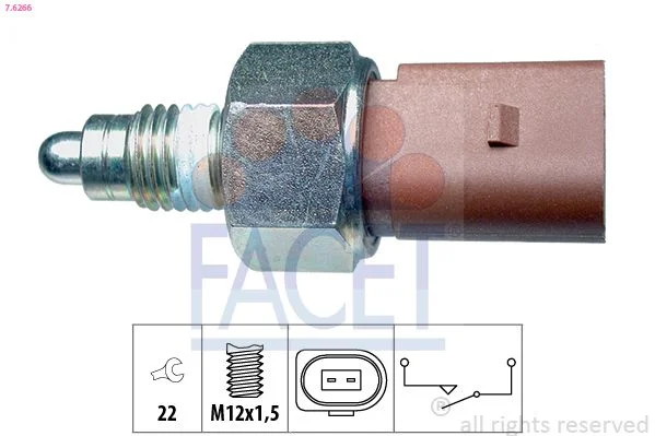 Switch, reverse light facet 7.6266